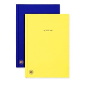 Cuaderno Planificador Doble Cara Amarillo/Azul